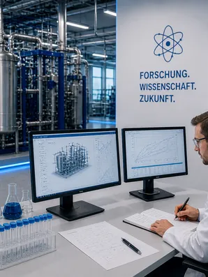 Moderne Forschungsumgebung im Labor
